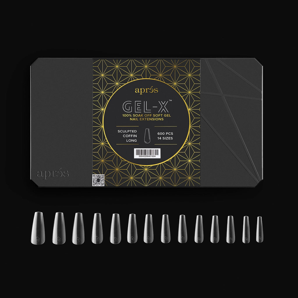 Gel-X® Sculpted Coffin Long Box of Tips - Pro (600pcs)