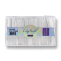 CITY NAILS SQUARE XXXL CLEAR 504 PCS