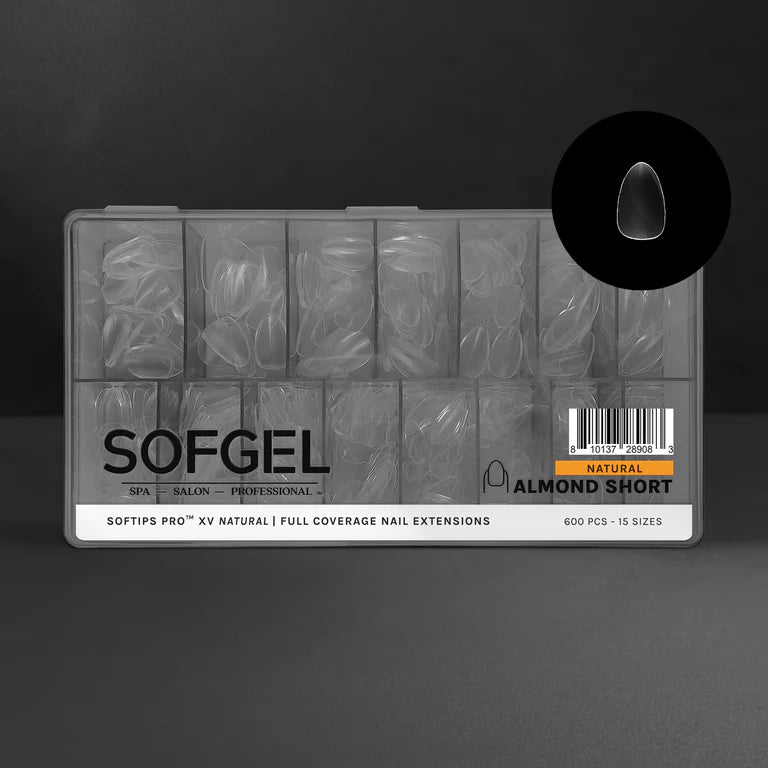 SOFTIPS PRO™ XV NATURAL - ALMOND SHORT